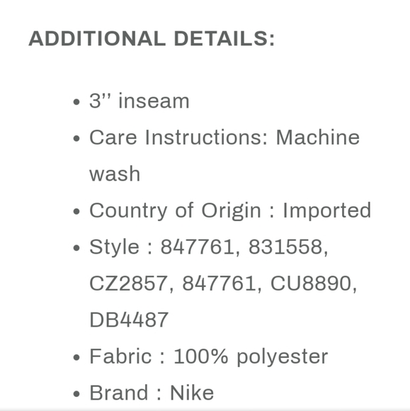 Nike Women's Tempo Dry Core 3" Running Shorts - Size Small (Excellent Condition) - Picture 10 of 11